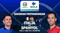 SEDANG BERLANGSUNG Italia vs Spanyol Semifinal Euro 2021, Link Live Straming Ada di Sini